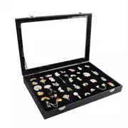 Dustproof Storage Box Peripheral Brooch Badge Display Case Jewellery Organizer