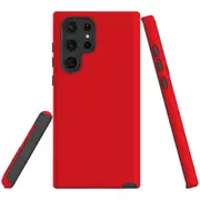 For Samsung Galaxy S22 Ultra Case, Armour Cover, Red
