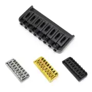 8 String Hardtail Fixed Bridge Saddle Chrome for Electric Guitar Bridge Parts