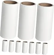Generic 10pcs Roller Hair Sticker Hair Removal Roller Pet Lint Rollers Bed Lint Roller Sticky Roller Refill Lint Roller Travel Size Dog Hair Remover Cat Lint Roller Adhesive Tape White