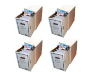 4 Magazine/Document Storage Box with Drawers & Dividers Magazine Drawer Box
