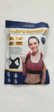 Caretras- Posture Corrector-Unisex-Adjustable Upper Back Brace. Sz XL New In Pkg
