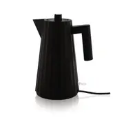 Alessi Plissé Electric Kettle Black 1.7L