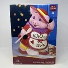 Kitchen Diva Pig Cookie Jar Mercuries - Vintage Ceramic 13" New In Box