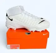 Nike Force Savage Pro 2 Shark Size 14 Football Cleats White/Black BV5448-101
