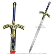 Munetoshi 46” Caliburn Stainless Steel Artoria Fate Saber Long Sword Fantasy
