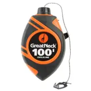 GreatNeck 74601 6 To 1 Chalk Reel, Retractable Chalk Line and Chalk Refill Bo...