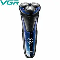 在飛比找蝦皮購物優惠-VGR電動剃鬚刀男士刮鬍刀三頭USB電動鬍鬚刀水洗新款V-3