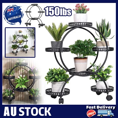 Plant Stand Pot Flower Bed Shelf Storage Rack Holder Garden Outdoor Indoor AU