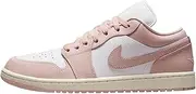 [Nike] Air Jordan 1 Low Women's Shoes (DC0774-162, White/Sail/Pink Oxford)