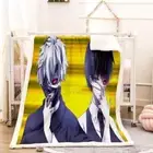 Handsome Ghost Slender Fingers 3D Warm Plush Fleece Blanket Picnic Sofa Couch
