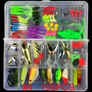 28PC Wobbler Set Zander Pike Perch Fishing Artificial Bait Set Fishing Lure Hook