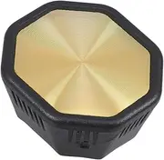 ibasenice Badminton Racket Back Cover Racket Handle Replacement Cap Tennis Butt End Tennis Racquet Handle End Pickle Racquet Bottom Cover Badminton Training Equipment Plastic Golden