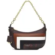 Radley London Summerstown Patchwork Small ZipTop Multiway Bag Mahogony H5874206