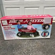 Radio Flyer Big Red Classic ATW Steel Wagon New In Box Model 1800