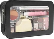 Derwrtup Transparent Makeup Bag | Car Organizer Cosmetic Bags,Travel Toiletry Bag, Waterproof Storage Organizer Cosmetic Case, Make up Organizer for Women Men