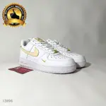 AIR FORCE 1 LOW 07 ESSENTIALS 白色米色金色 100 原裝材料運動鞋 A5