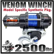 2500LB VENOM UTV WINCH FOR 18-21 POLARIS RZR/RZR 4 TURBO S & RZR/RZR 4 XP TURBO