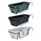 Hanging Planter for Balcony Railing Plant Basket Ornament Home Decor, Window Box