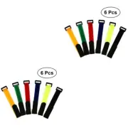 12hook and loop strap PCS Fastening Cable Straps Cable Tie Cable Straps