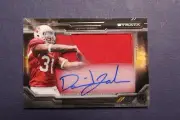 2015 TOPPS STRATA DAVID JOHNSON RC AUTOGRAPH JERSEY CARD!!