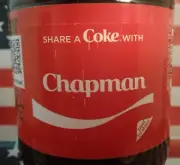 Share A Coke With Chapman 2018 Limited Edition Coca Cola Bottle