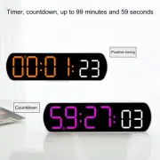 Stylish Digital Alarm Timer Clock with Voice Control and Temperature Reading