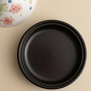 日本進口美濃燒花更紗塔吉鍋日式創意明火陶瓷鍋砂鍋花卉家用餐具