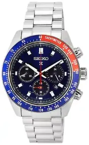 Seiko Prospex Speedtimer Go Large Solar Chronograph Blue Dial SSC913 SSC913P1 SS