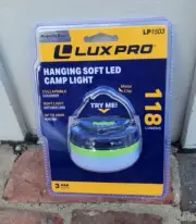 LuxPro LP1503 Mini Magnetic 118 Lumen Hanging Camping Lantern - NEW