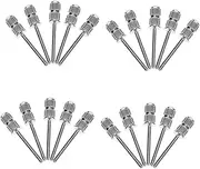 Pcs Metal Nail Drill Bit Set Mini Sanding Bands Nail Art Buffing Block for Grinding Safe Manicure Pedicure Tool