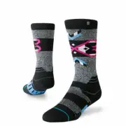 Stance Kids Grey OTC Wool Cushion Nordic Maze Snow Ski Performance Socks M 11-1