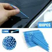 100x Car Touch Up Paint Micro Brush Brushes Small Tips 2.0mm Applicator Tool Kit (for: Peugeot)