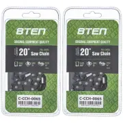 Chainsaw Chain 20 Inch .063 3/8 72DL for Stihl 039 036 038 041 064 032 2 Pack