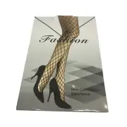 Fashion Fishnet Fence Black Tights Pantyhose OSFA Size One Size New