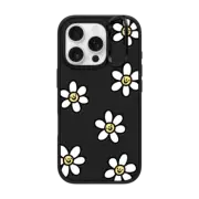 iPhone 16 Pro Impact Ring Stand Case MagSafe Compatible Smiling Daisies