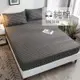 Alls WONDERLAND 100%純棉灰色床包雙人標準加大單人床單床罩 柔軟親膚透氣幾何格子圖案 簡約現代
