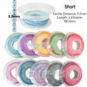 5Rolls Dental Ligature Tie Elastomeric Ligatures Bracket Archwire Short 3.2MM