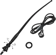 NDNCZDHC Antenna for Truck - Universal Car FM AM Antenna High Flexible Auto Radio Aerial with Din Male Connector for Truck Bus Caravan