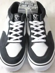 Vans Men's Rowan Zorilla Dark Navy White Suede Canvas Skate Shoes size 13 NIB