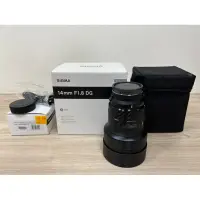 在飛比找蝦皮購物優惠-SIGMA 14mm F1.8 DG HSM Art (公司