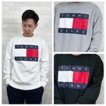 【NEW START精品服飾-員林】TOMMY JEANS 經典大LOGO 內刷毛 大學T 長袖T恤 長袖上衣