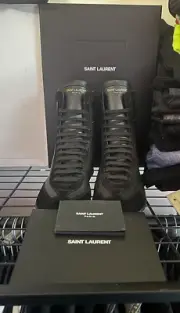 Saint Laurent Paris ‘Mick BX Hightop Sneaker’ Deadstock in original box size 8