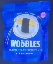 The Woobles Oishi The Sushi Crochet Kit & Hook For Beginners Yarn Craft Rare NEW