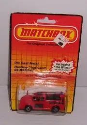 1983 MATCHBOX # 63 SNORKEL FIRE ENGINE MOC