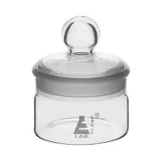 Weighing Bottle, Low Form, 50ml capacity, Borosilicate Glass - Eisco Labs