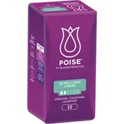 Poise Liners For Bladder Leaks Extra Long 22 pack