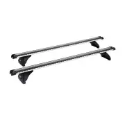 A Pair of Yakima Heavy Duty Bar Silver 137.5cm Aluminium - Roof Rack Bar