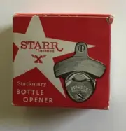 Vintage NOS COCA-COLA Starr X Stationary Bottle Opener - Unused w/Box COKE