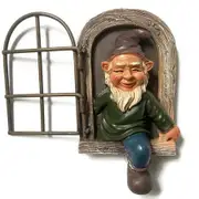 Garden Gnome Ornament Dwarf Resin Crafts Garden Statue Outdoor Decoration